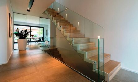 Стеклянные перила