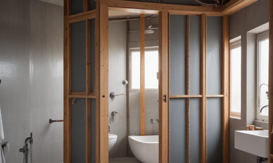 Сантехнические перегородки: виды, материалы и особенности установки